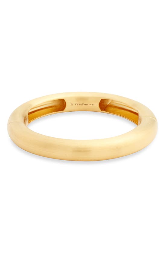 Shop Dean Davidson Large Dune Hinge Bangle Bracelet In Gold