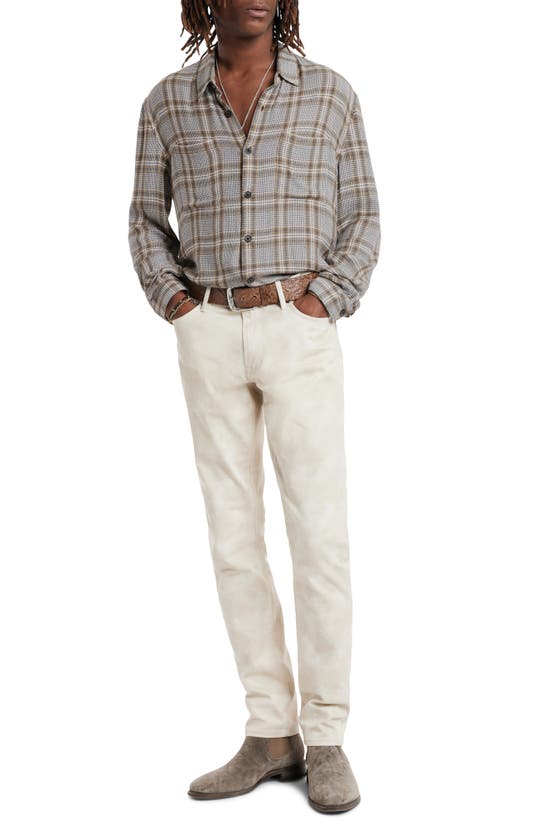 Shop John Varvatos Cole Plaid Button-up Shirt In Camel