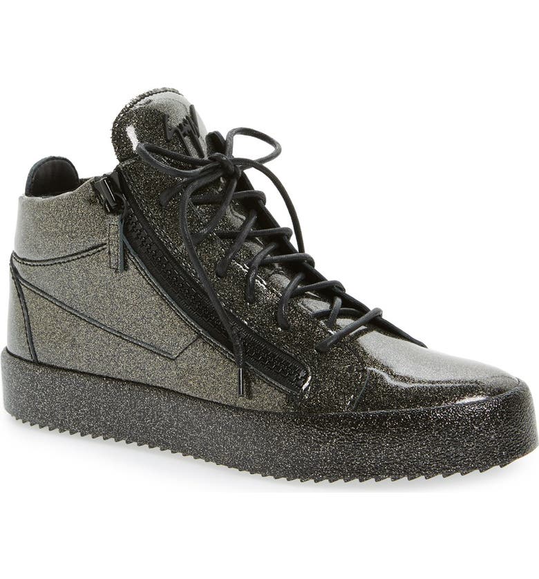 Giuseppe Zanotti Metallic High Top Sneaker (Men) | Nordstrom
