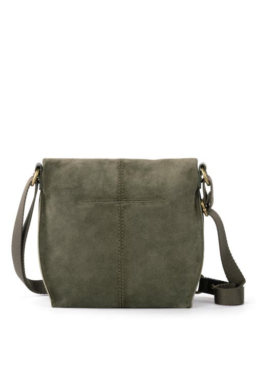 The Sak Silverlake Crossbody In Moss Suede