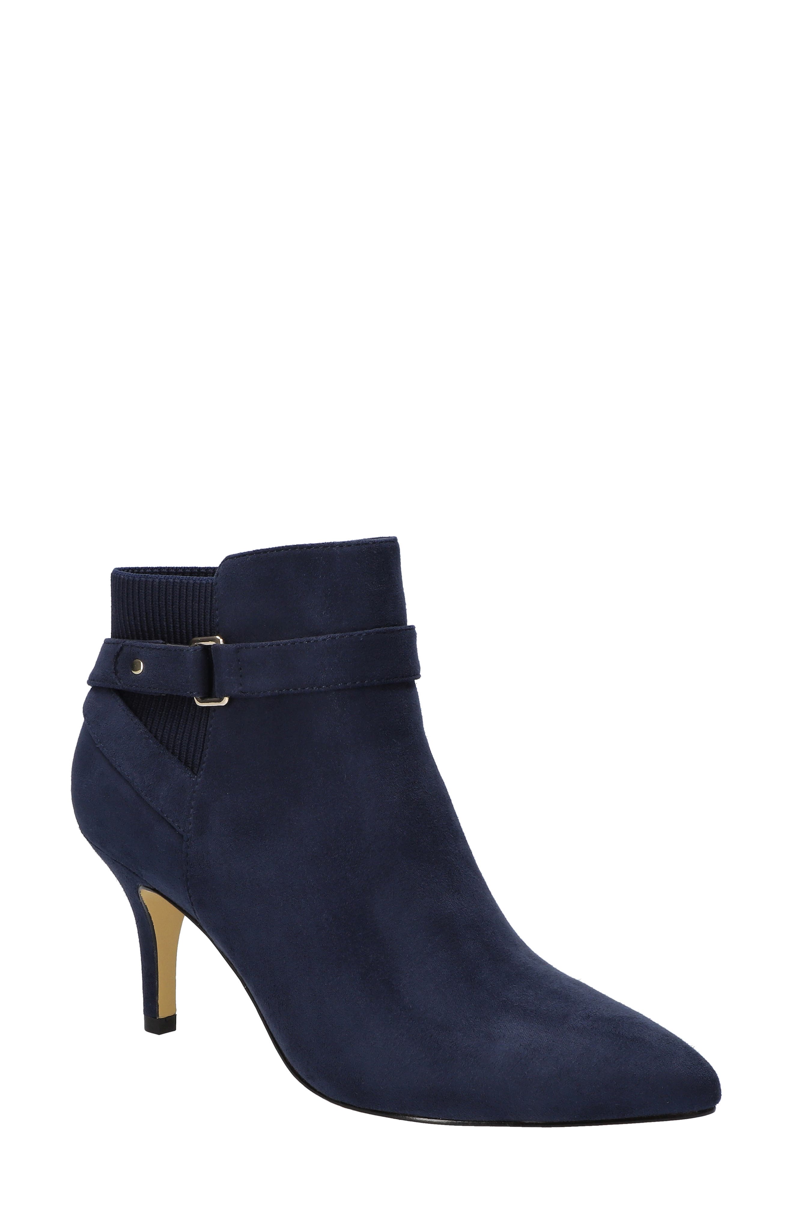 navy booties nordstrom