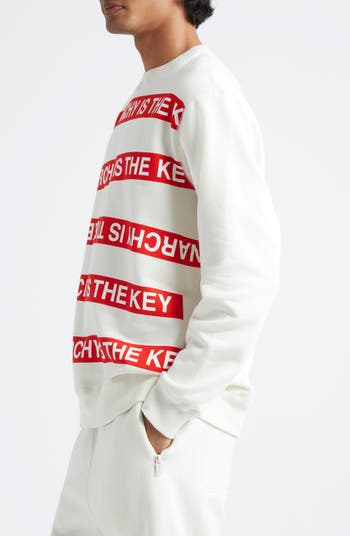 Undercover Anarchy Is the Key Cotton Fleece Sweatshirt Undercover Anarchy Is the Key Cotton Fleece Sweatshirt