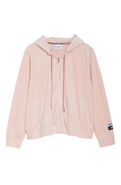 Click to view more detailed imagery on our partner's website Juicy Couture Velour Zip Hoodie In Black