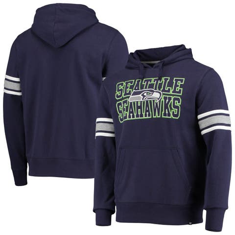 Men's '47 Royal Seattle Seahawks Shortstop Pullover Hoodie