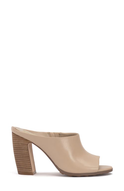 Shop Vince Camuto Brianda Open Toe Mule In Soft Buff