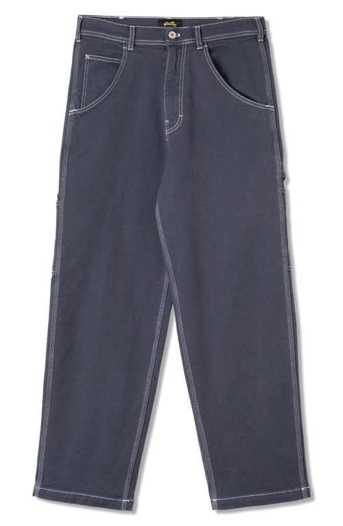 Shop Stan Ray Big Job Baggy Straight Leg Painter Pants In Navy Duck