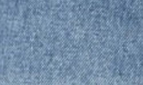 Edikted Karlie Lace Trim Low Rise Wide Leg Jeans In Blue