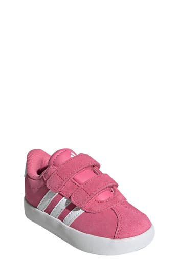 Shop Adidas Originals Adidas Kids' Vl Court 3.0 Sneaker In Pink/white/grey