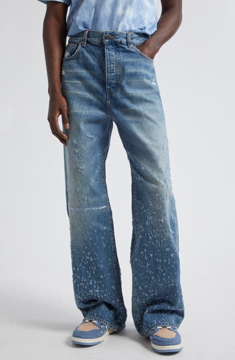 Amiri Baggy Wide-leg Jeans in Blue for Men