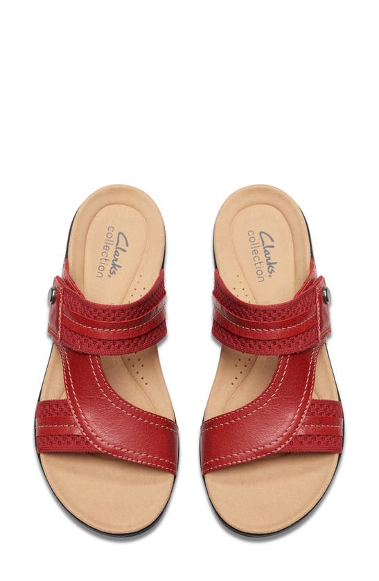 Shop Clarks ® Laurieann Cara Sandal In Red Combi