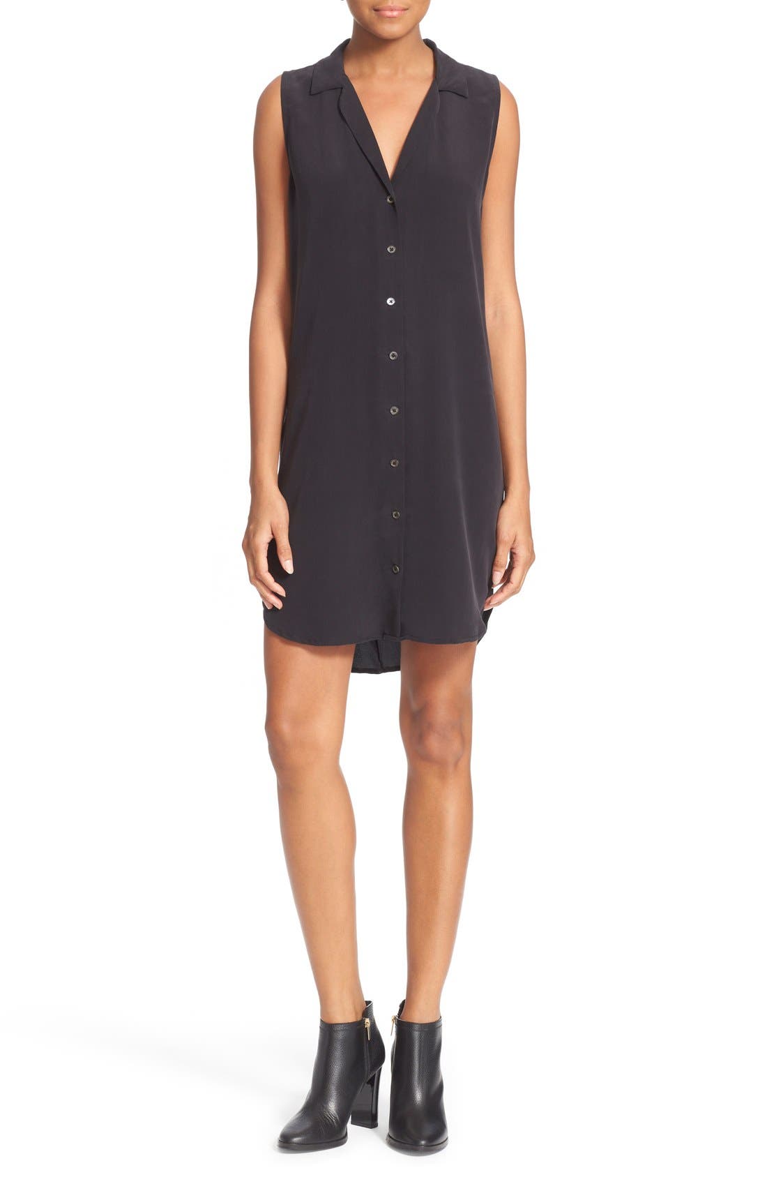 Equipment 'Adalyn' Sleeveless Silk Shirtdress Nordstrom