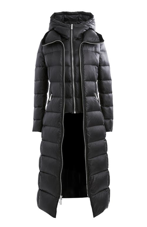 Dawn Levy Greta Puffer Coat In Black