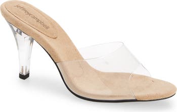 Jeffrey campbell best sale clear sandals