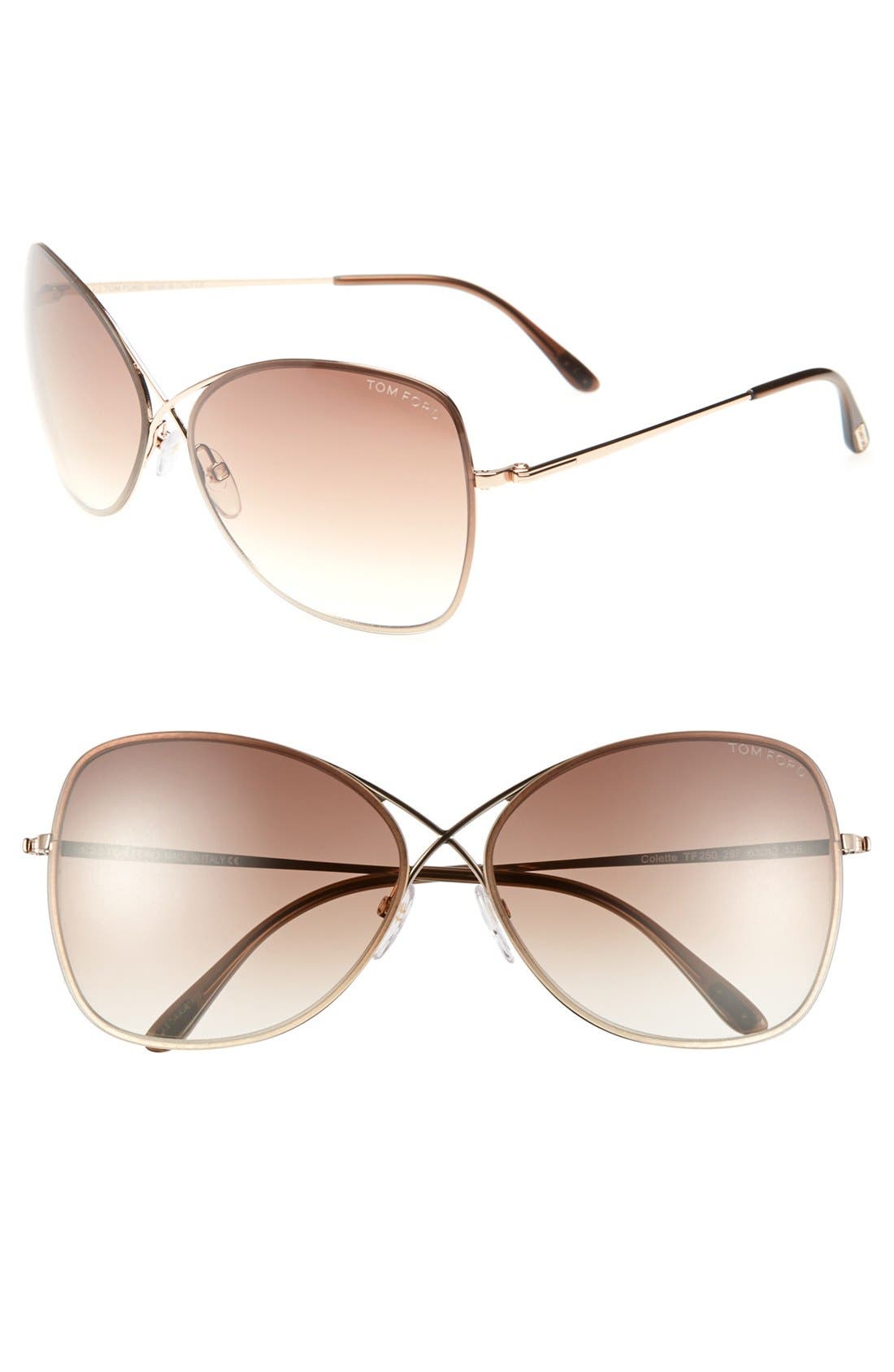 tom ford colette sunglasses rose gold