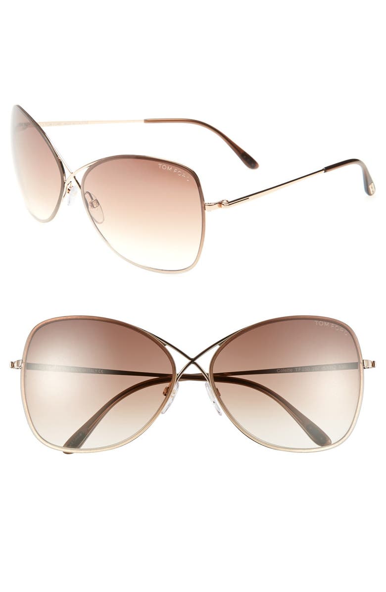 TOM FORD Colette 63mm Oversize Sunglasses | Nordstrom