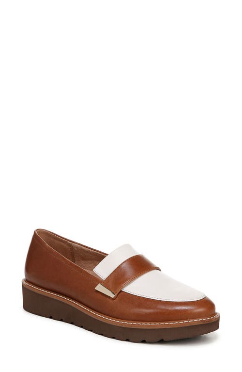 Adiline Loafer in White /English Tea Leather