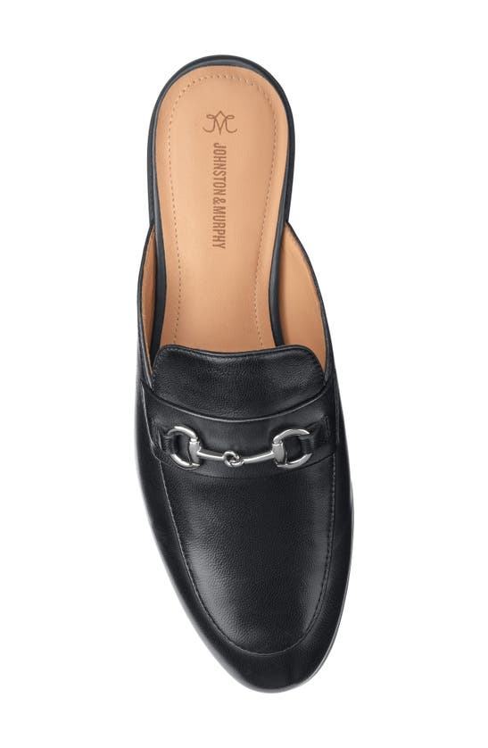 Shop Johnston & Murphy Ali Bit Mule In Black Glove