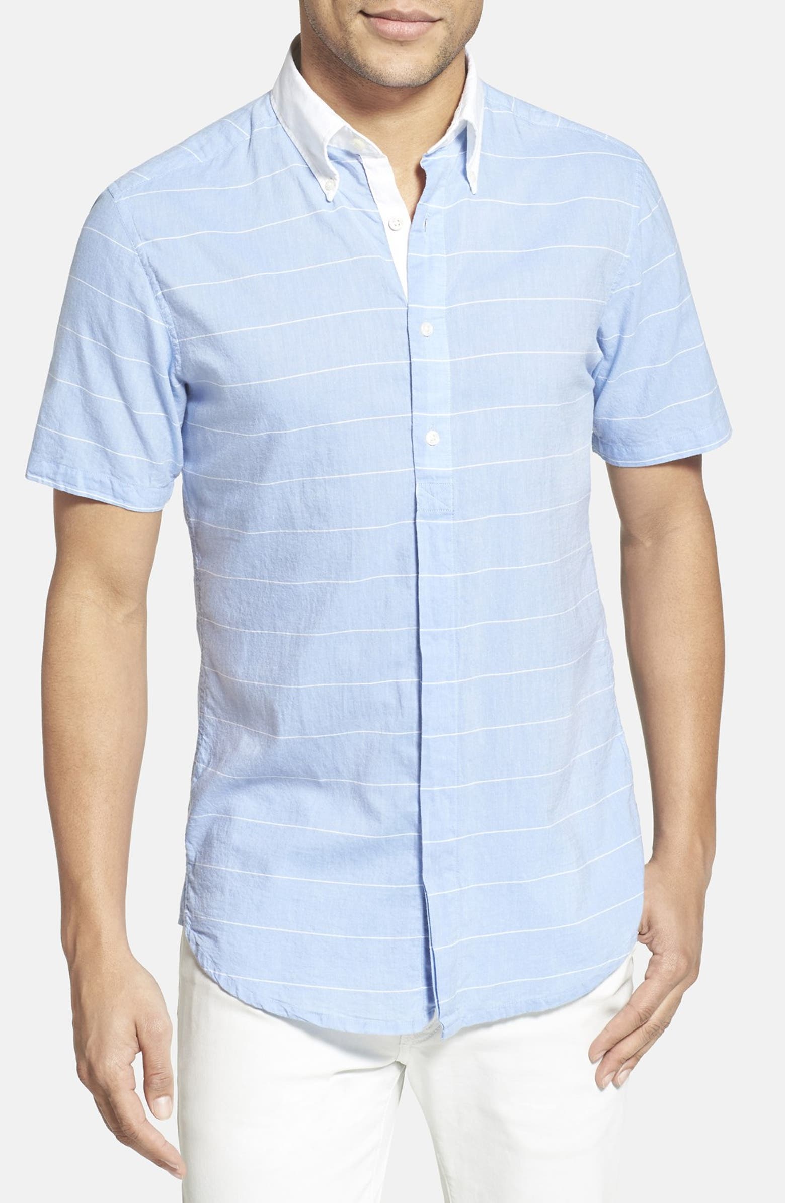 Gant 'Malibu' Regular Fit Madras Stripe Oxford Shirt | Nordstrom