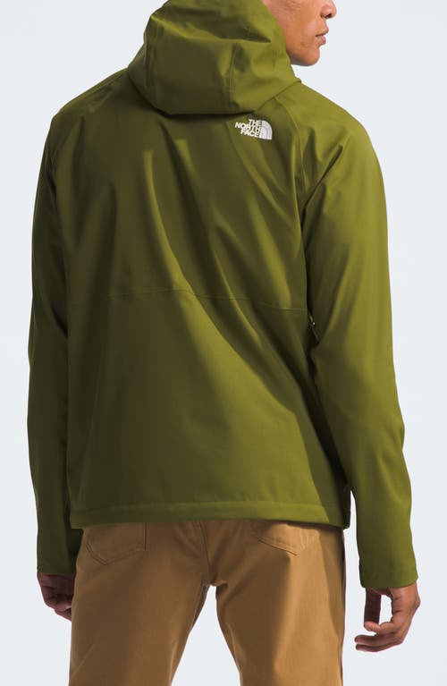 Shop The North Face Valle Vista Waterproof Jacket In Forest Olive