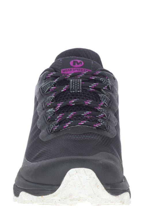 Merrell Moab Speed Gore-tex® Hiking Sneaker In Black