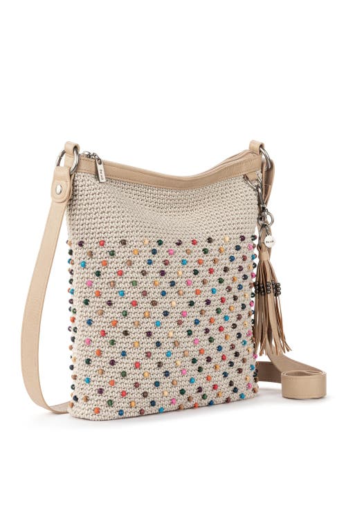 The Sak Lucia Crossbody In Ecru Multi Beads