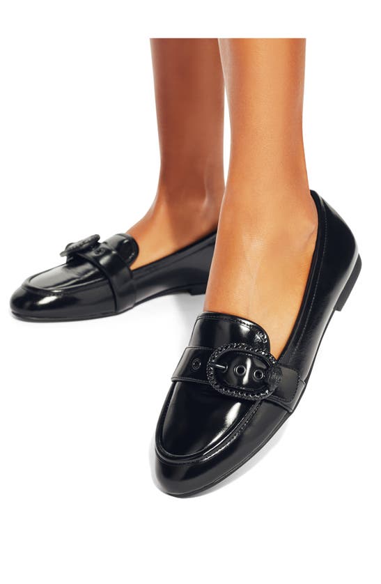 Shop Kurt Geiger London Mayfair Loafer In Charcoal