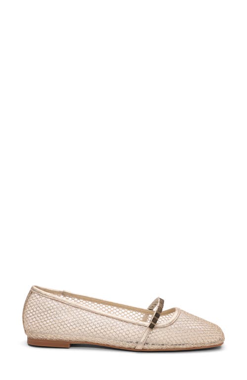Sanctuary Chic Mary Jane Flat In Warm Gold