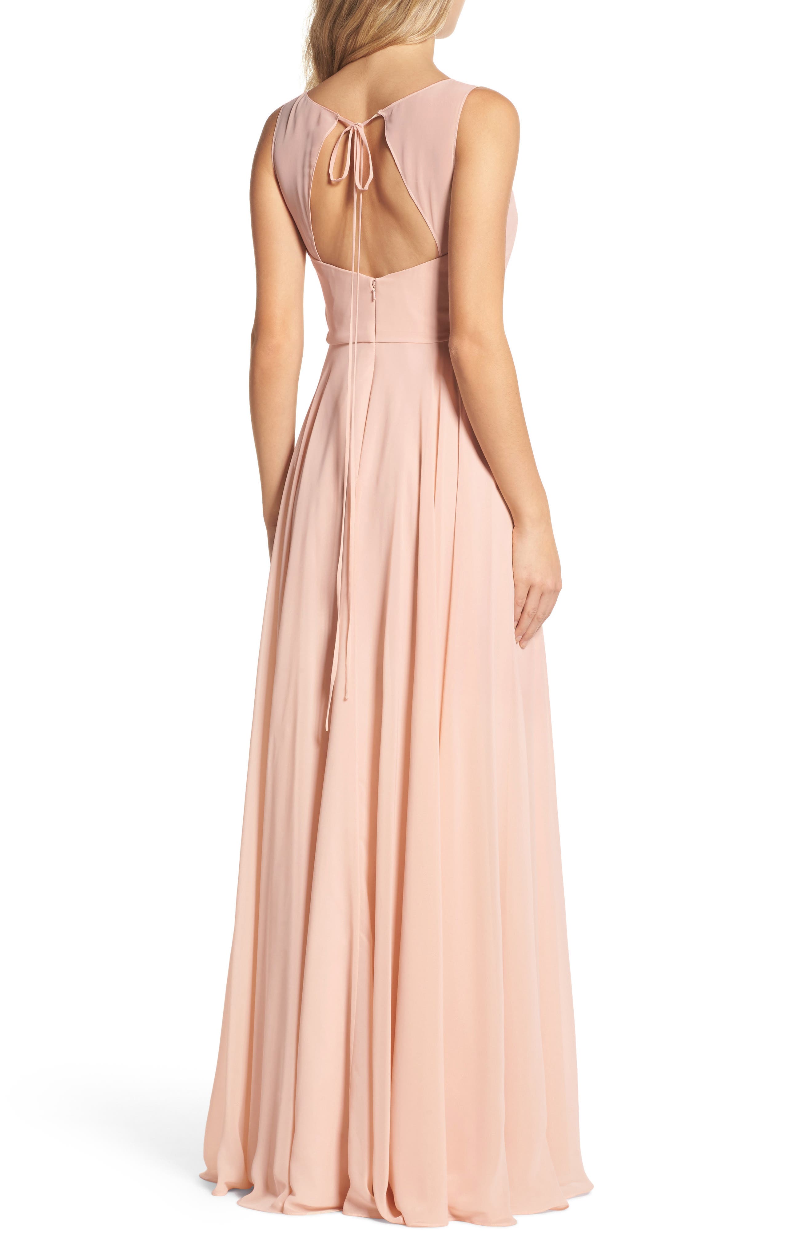 jenny yoo elizabeth chiffon gown