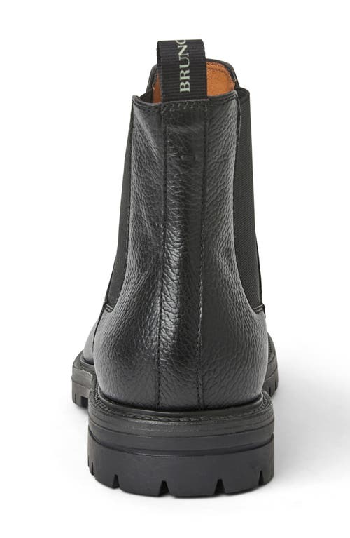 Bruno Magli Hayden Chelsea Boot In Black Tumbled