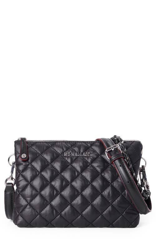 Crosby Pippa Quilted Crossbody Bag in Black