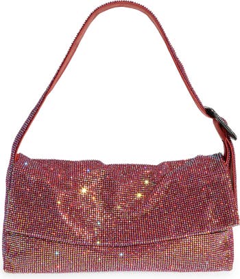 Benedetta Bruzziches Vitty La Grande Crystal Mesh Shoulder Bag