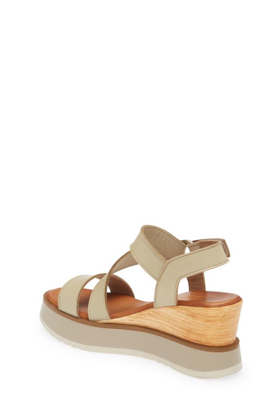 Shop Sheridan Mia Sofia Ankle Strap Wedge Sandal In Taupe