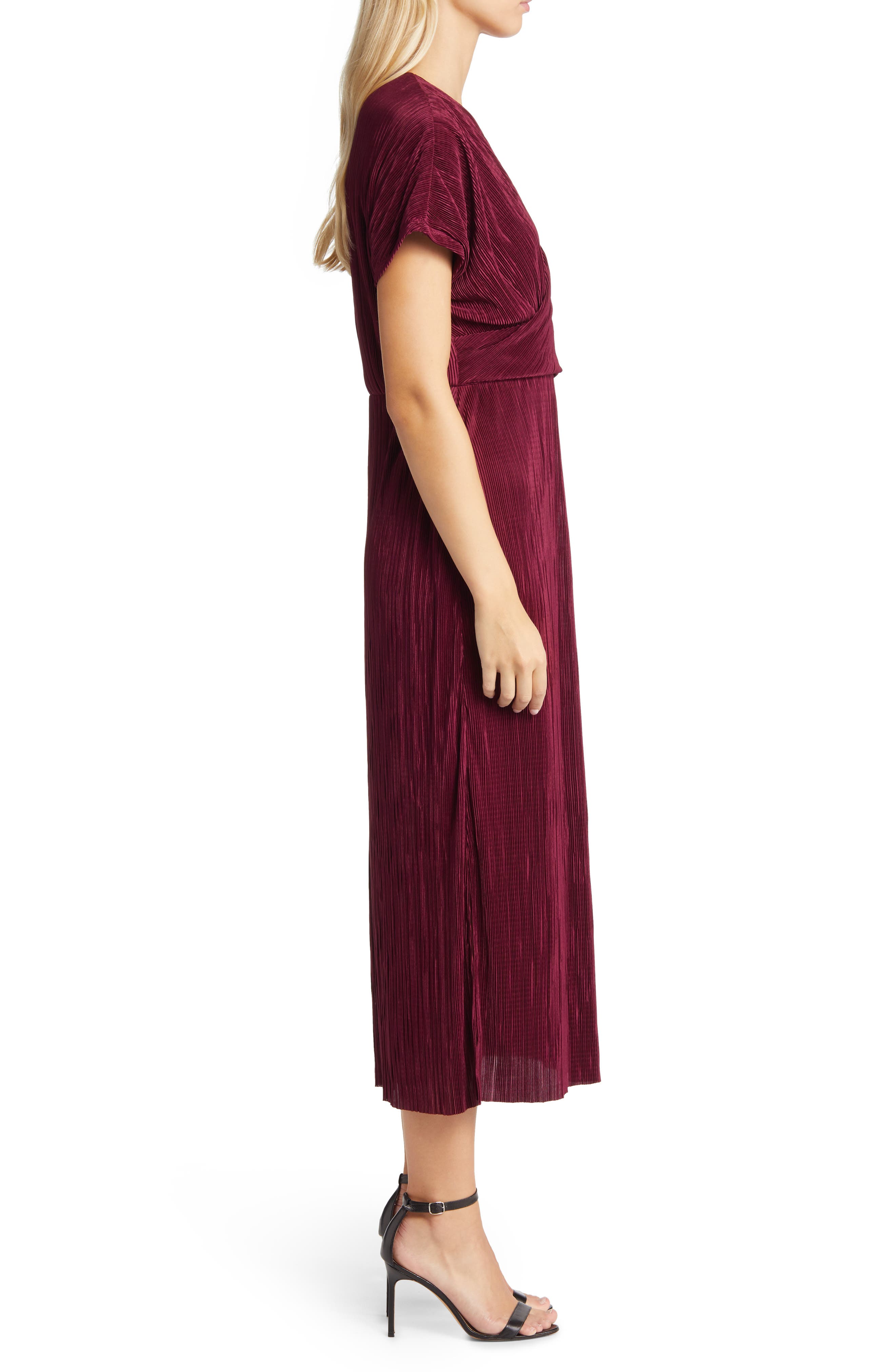 nordstrom dolman plisse midi dress