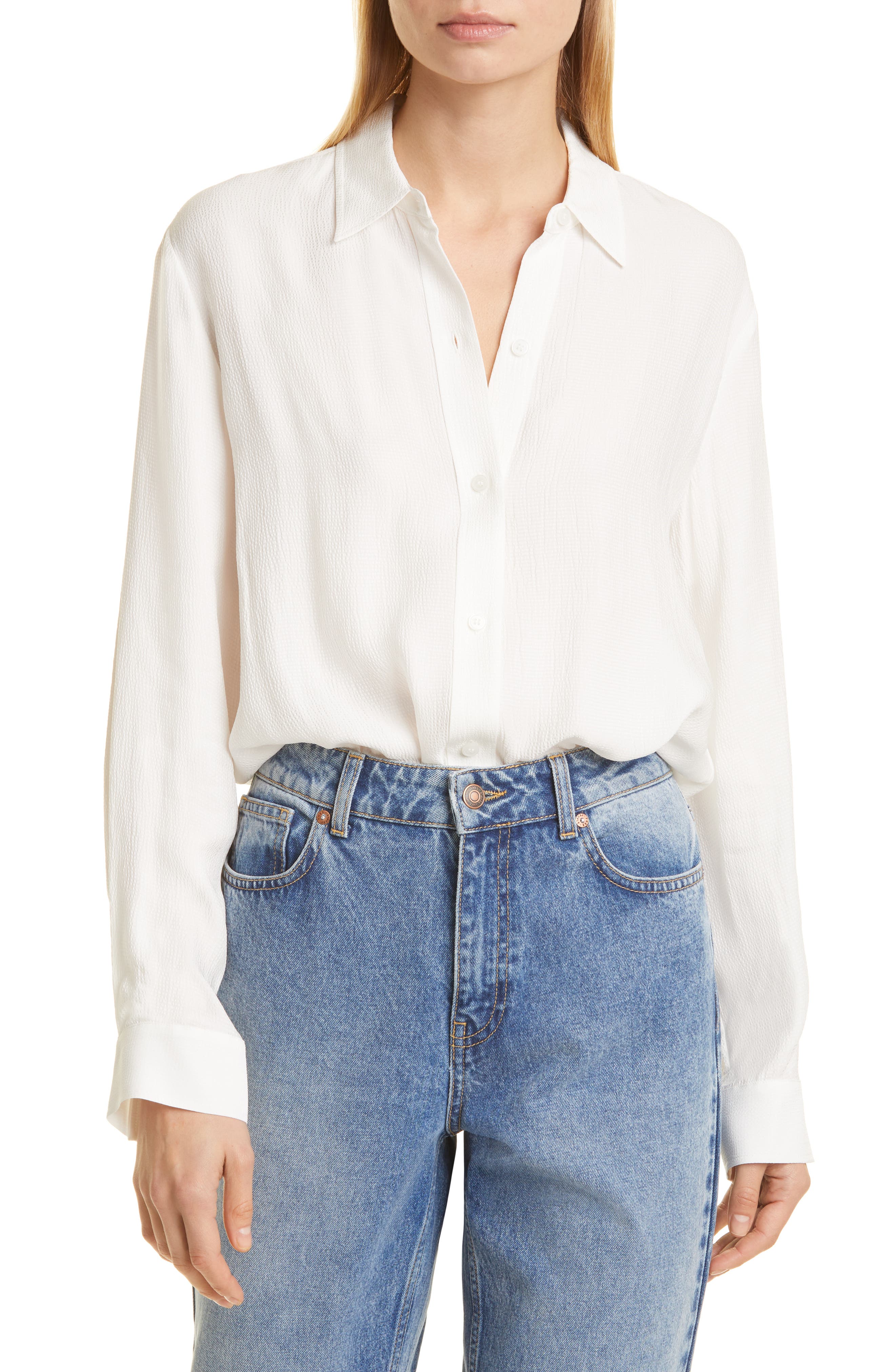 Nordstrom Signature Oversize Button-Up 