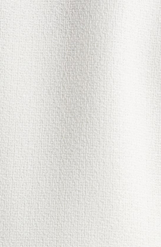 Halogen Raw Hem Crop Blazer In New Ivory