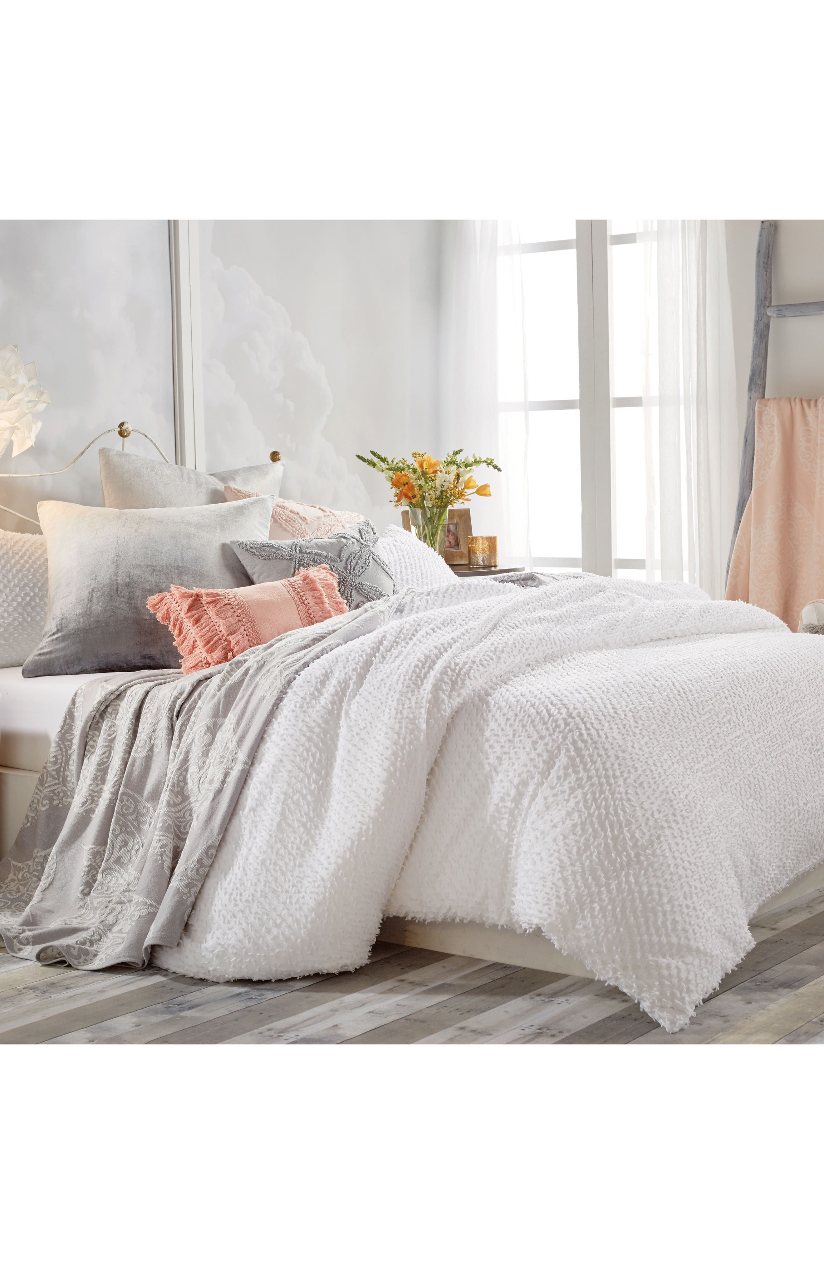Peri Home Dot Fringe Duvet Cover Nordstrom