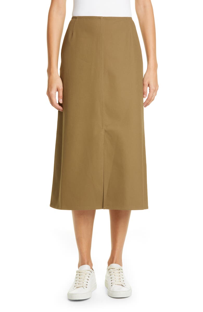 Sofie D'Hoore Cotton Twill Midi Skirt | Nordstrom