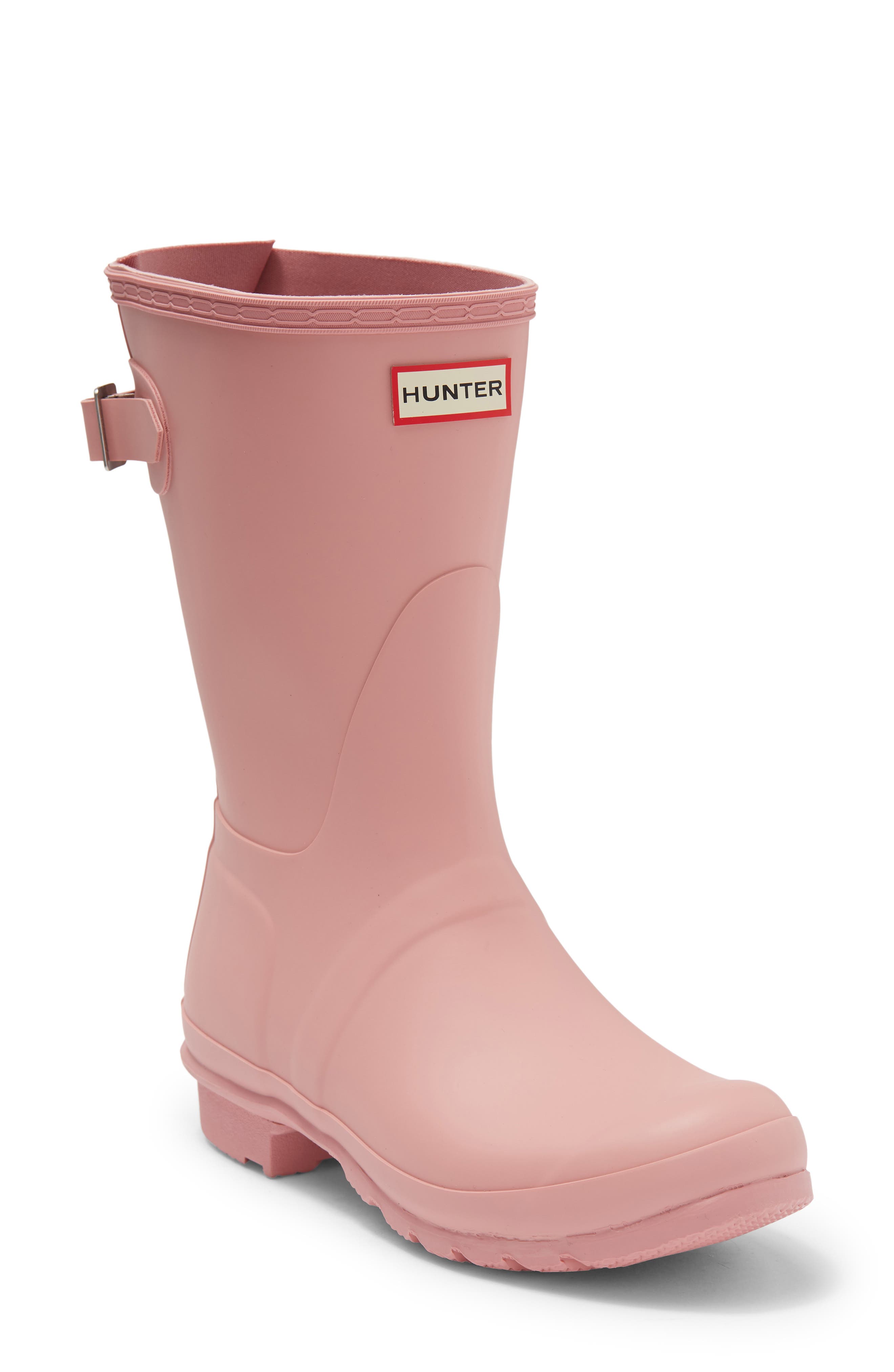 bramble blossom pink hunter boots