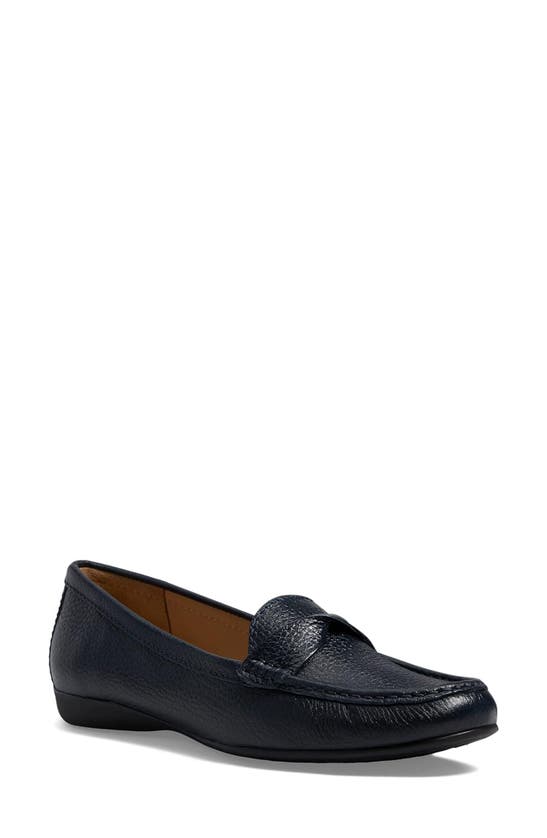 Marc Joseph New York Beverly Road Loafer In Navy Tumbled