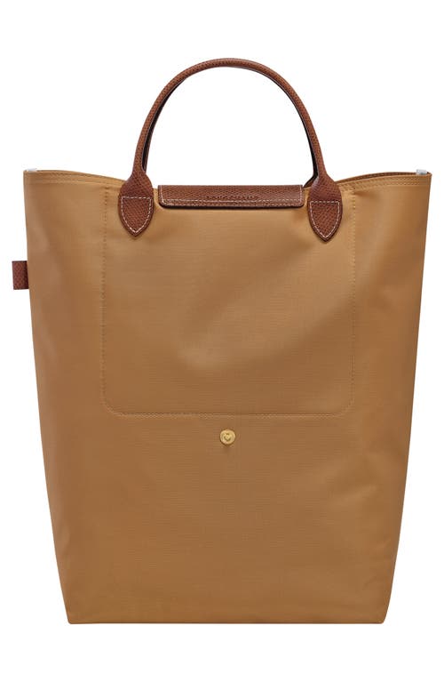 Longchamp Medium Cabas Replay Recycled Canvas Tote In Fawn