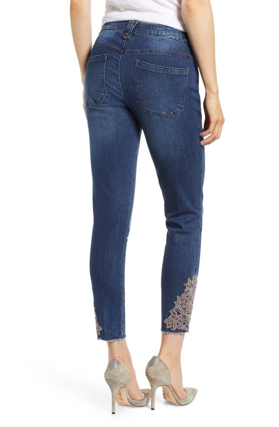 Shop Wit & Wisdom High Waist Ankle Skimmer Jeans In Blue