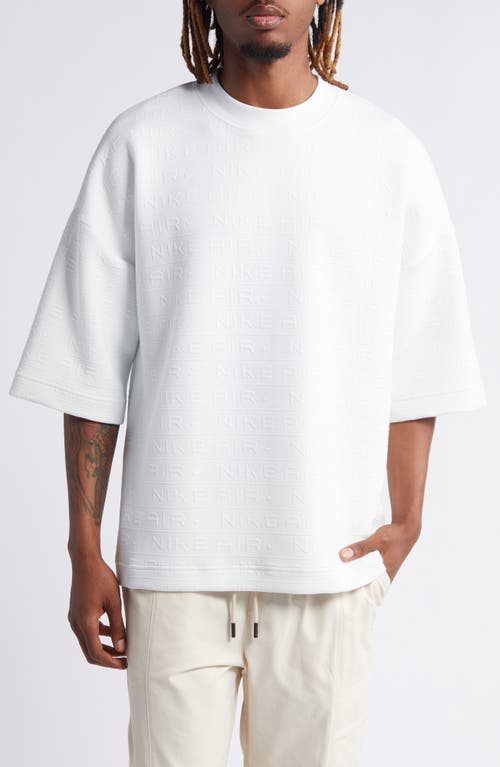 Nike Air Oversize Crewneck Sweatshirt In White