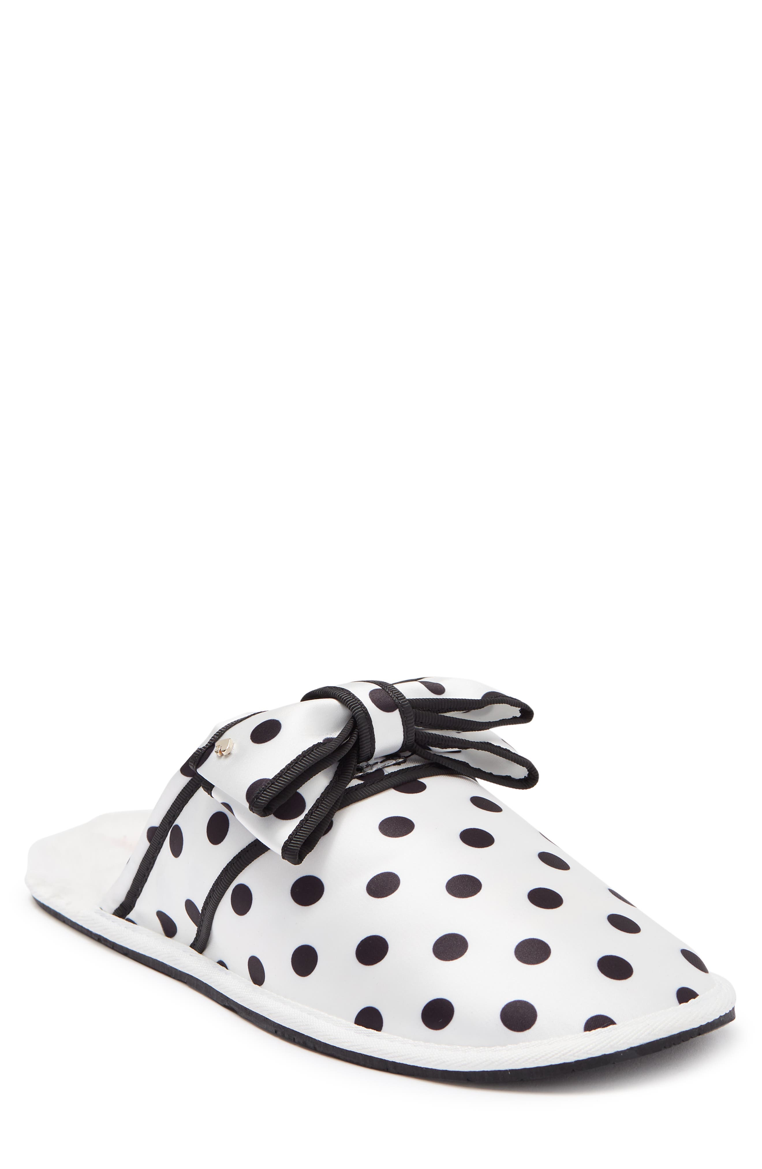 kate spade polka dot slippers