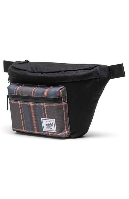 Shop Herschel Supply Co . Pop Quiz Belt Bag In Black Winter Plaid