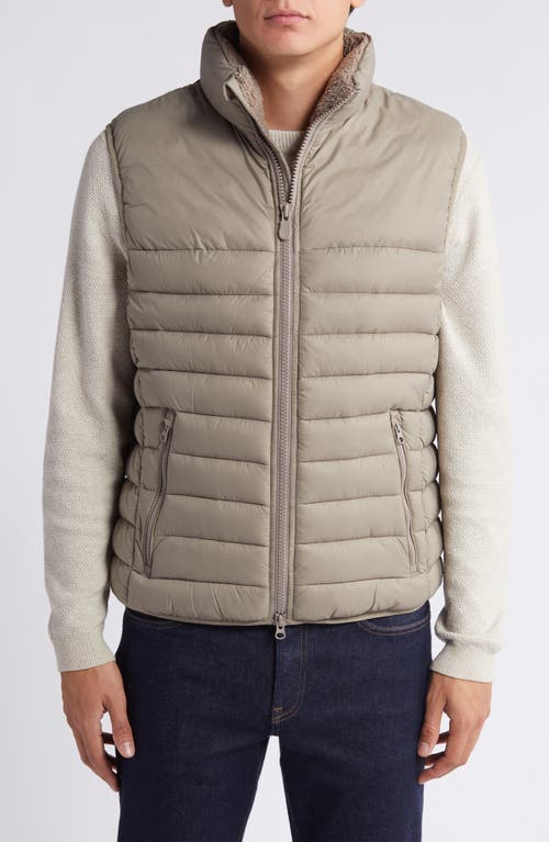 Shop Save The Duck Majus Quilted Water Resistant Recycled Nylon Puffer Vest In Elephant Grey