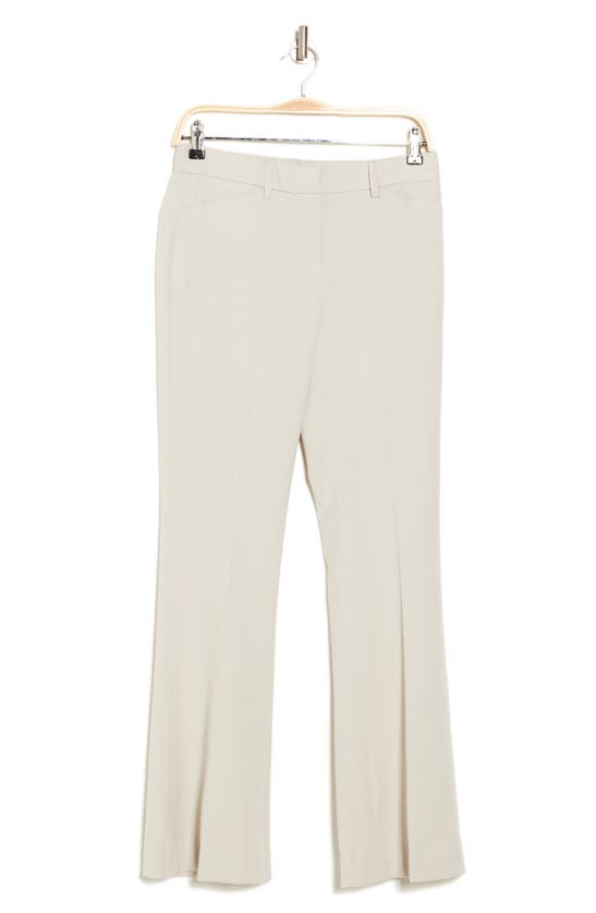 Shop Amanda & Chelsea Flare Trousers In Cement