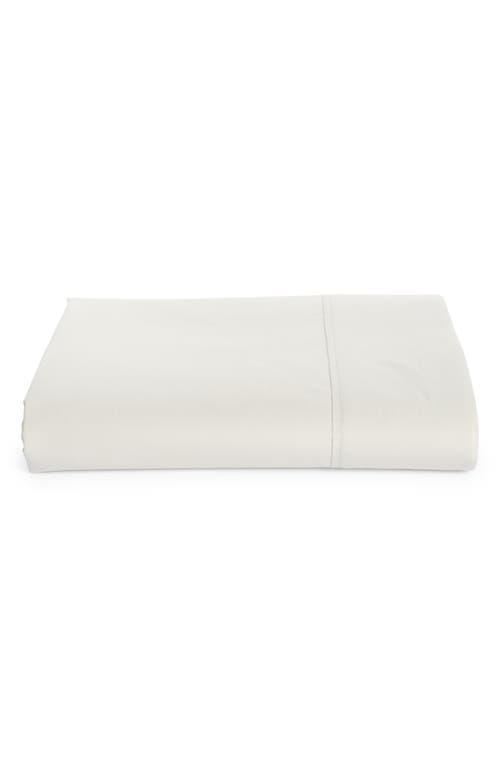 Ralph Lauren 624 Thread Count Organic Cotton Percale Flat Sheet in Pebble at Nordstrom