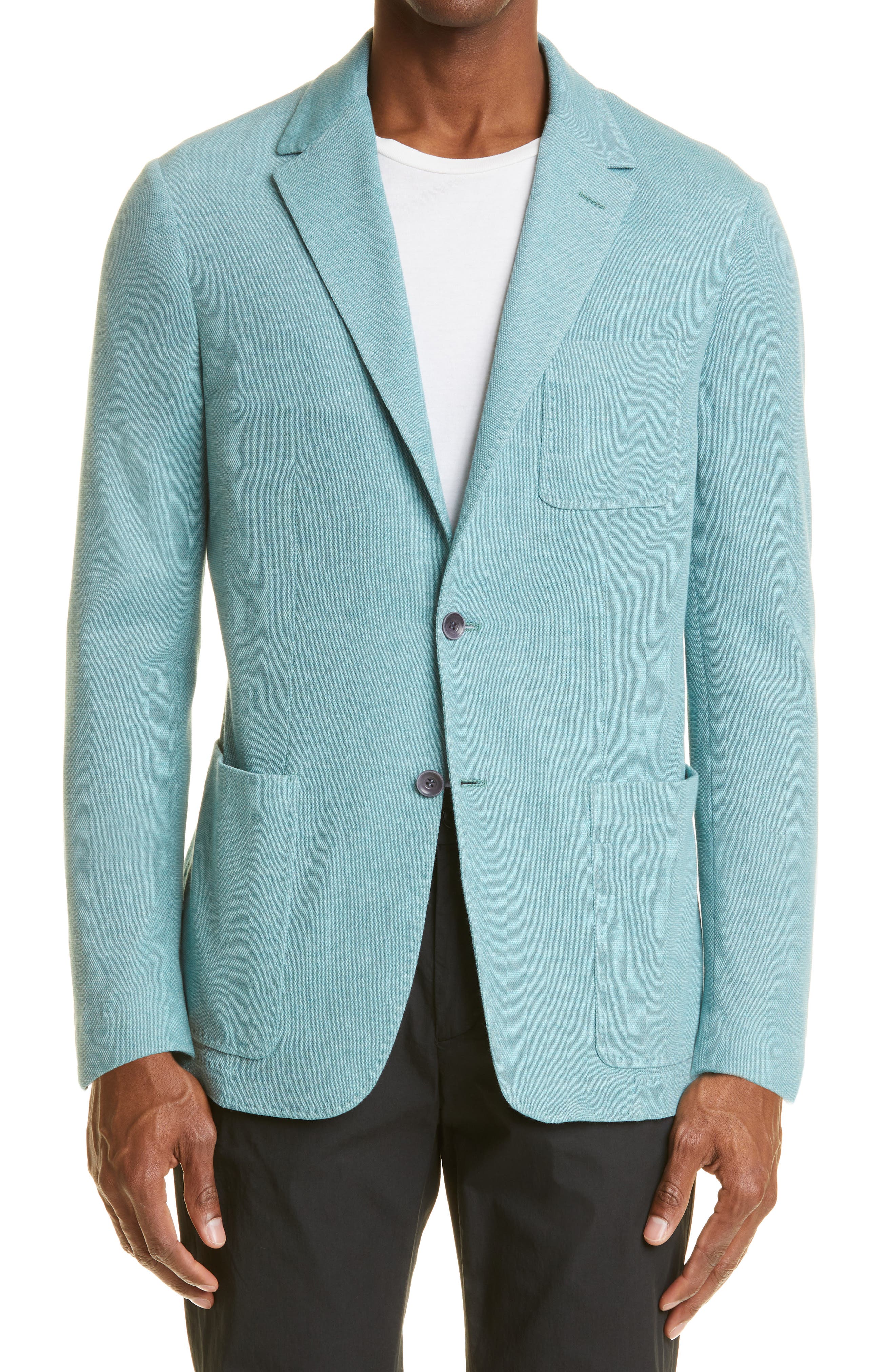 teal sports coat