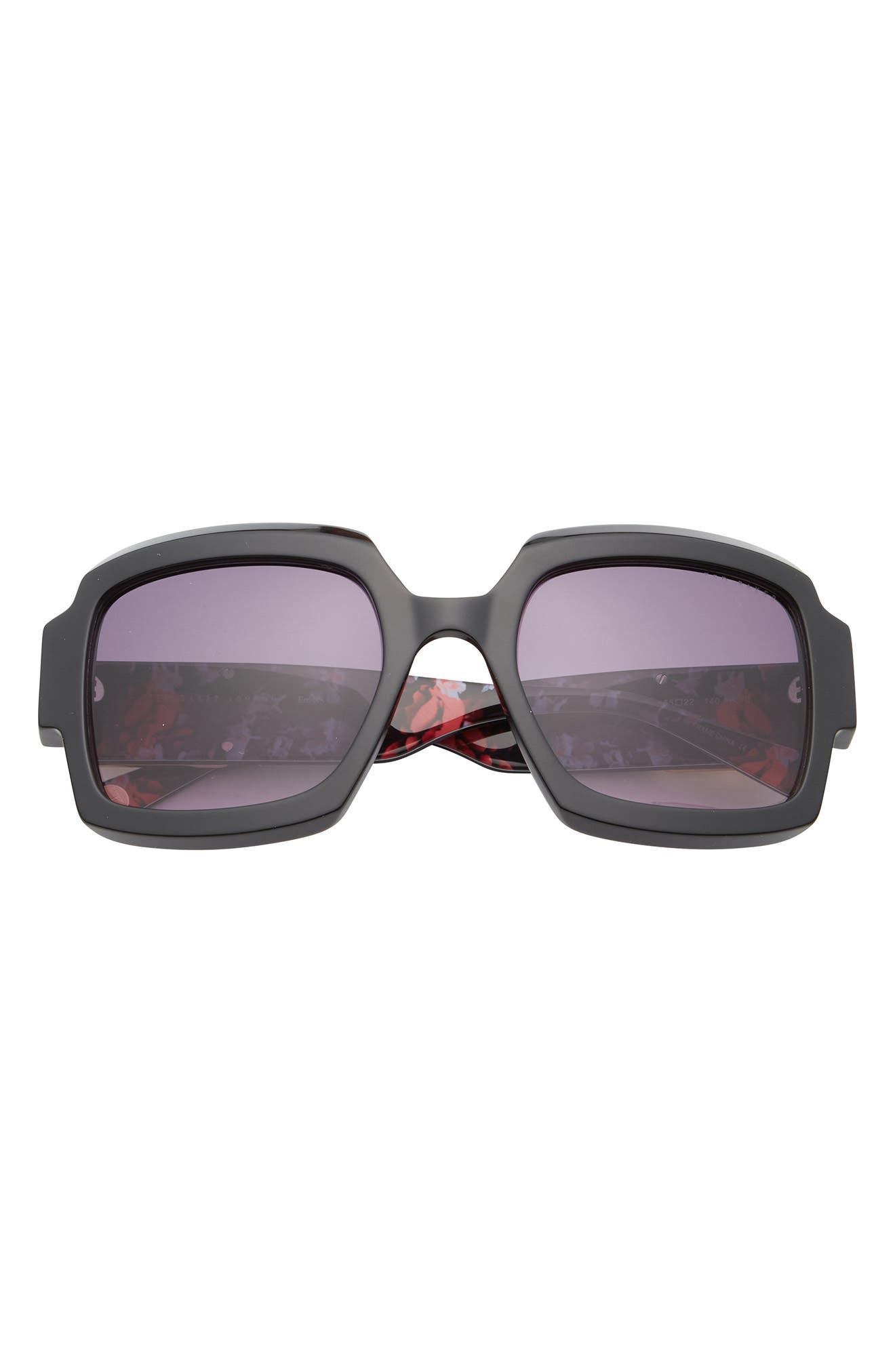 TED BAKER TED BAKER LONDON 55MM SQUARE SUNGLASSES