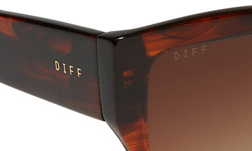 Shop Diff Vivienne 56mm Cat Eye Sunglasses In Brown Gradient